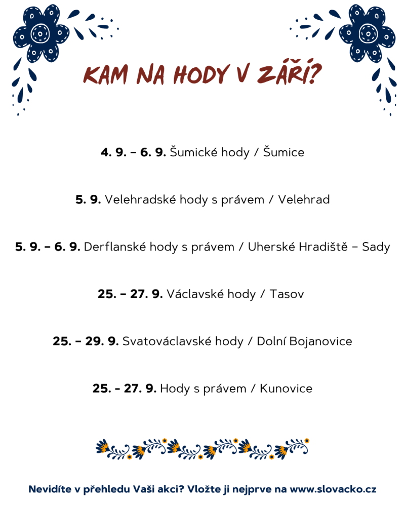 tradiční hodové oslavy