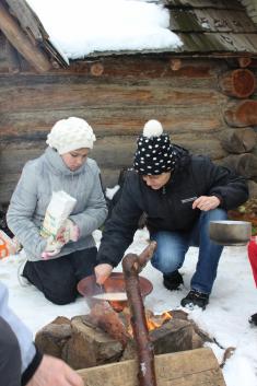 Skautské zimní vaření 2015